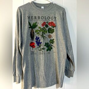 Men's Harry Potter Hogwarts Herbology Long Sleeve Shirt